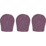 WindTech 300 Series Windscreens for 1-3/8" Diameter Microphones (3 Pack, Grey)