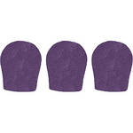 WindTech 300 Series Windscreens for 1-3/8" Diameter Microphones (3 Pack, Navy Blue)