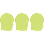WindTech 300 Series Windscreens for 1-3/8" Diameter Microphones (3 Pack, Neon Yellow)