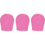 WindTech 300 Series Windscreens for 1-3/8" Diameter Microphones (3 Pack, Pink)