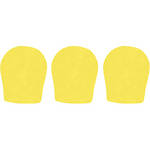WindTech 300 Series Windscreens for 1-3/8" Diameter Microphones (3 Pack, Yellow)