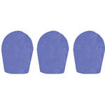 WindTech 600 Series Windscreens for 1" Diameter Microphones (3 Pack, Royal Blue)