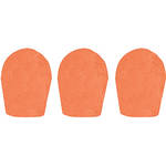 WindTech 600 Series Windscreens for 1" Diameter Microphones (3 Pack, Orange)