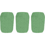 WindTech 5700 Series Windscreens for 1" Diameter Microphones (3 Pack, Green)