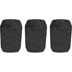 WindTech 5700 Series Windscreens for 1" Diameter Microphones (3 Pack, Black)