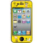 iLuv Snoopy Deco Film - Protective Film With Peanuts Design for iPhone 4S / 4 (Yellow)