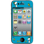 iLuv Snoopy Deco Film - Protective Film With Peanuts Design for iPhone 4S / 4 (Blue)