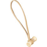 BongoTies Bamboo 5" Elastic Cable Ties (10 Pack) - Natural