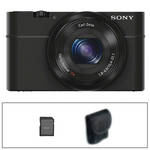 Sony Cyber-shot DSC-RX100 Digital Camera with Basic Accessory Kit (Black) 