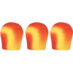 WindTech 300 Series Windscreens for 1-3/8" Diameter Microphones (3 Pack, Tie Dye Red)
