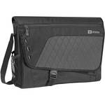 OGIO Vault Medium Messenger Shoulder Bag with 16" Laptop Pocket (Carbon Steel, Black/Gray)