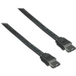 Pearstone 3.3' eSATA Male to eSATA Male Cable (Black)