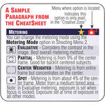 PhotoBert Cheat Sheet for Canon Digital Rebel T4i / 650D DSLR Camera