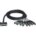 ALVA AES25-4M4F3 9.8' Digital Breakout Cable (Black)