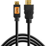 Tether Tools TetherPro Mini HDMI Male (Type C) to HDMI Male (Type A) Cable - 10' (Black)