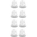 Klipsch 4 Sets Of Double Flange Oval Ear Tips (Large, Clear)