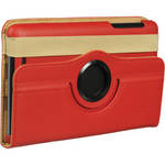 Xuma Rotating Folio Case for Google Nexus 7" Tablet (Red)