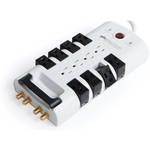 360 Electrical 12 Outlet Swivel Surge Protector