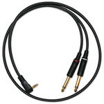 Mogami 1/8" Stereo to Dual 1/4" TS Phone Plug Cable (6')