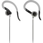 Scosche sportCLIPS II Earbuds with slideLINE Mic and Remote (Black / Grey)
