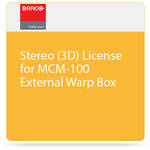 Barco Stereo (3D) License for MCM-100 External Warp Box