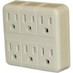 Power Play Products PP-16000T 6 - Outlet Wall Tap (Tan)