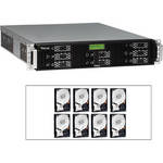 Thecus 16TB (8x 2TB) N8800PRO v2 2U NAS Server with Hard Drives Kit