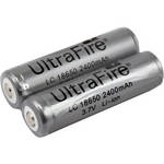 Fenix Flashlight UltraFire Rechargeable 18650 Batteries (2Pk)