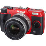 Pentax Q10 Compact Digital Interchangeable Lens Camera with 5-15mm Lens (Red)