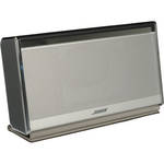 Bose SoundLink Bluetooth Mobile Speaker II (Silver Finish & Dark Brown Leather Cover)