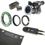 Reflecmedia RM 1123DS 13 x 16' Chromatte Backdrop with Small Dual LiteRing Kit