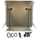 Reflecmedia RM 7227DM 7.0 x 12' Wideshot All In One Bundle with Medium Dual LiteRing