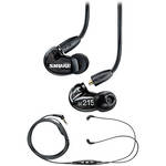 Shure SE215 Sound-Isolating In-Ear Earphones and In-Line Remote/Mic Cable Kit (Black)