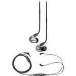 Shure Shure SE425 Sound-Isolating In-Ear Earphones and In-Line Remote/Mic Cable Kit (Metallic Silver)
