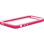 Macally Protective Frame Case for iPhone 5 (Hot Pink / Soft Pink)