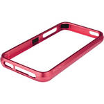 Macally Aluminum Frame Case for iPhone 5 (Red)