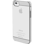 Macally Hardshell Clear Case With Soft Edges for iPhone 5 (Translucent With Light Gray Accent)