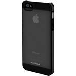 Macally Hardshell Clear Case With Soft Edges for iPhone 5 (Translucent With Black Accent)