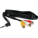 Delvcam RA 4 COND 3.5MM PLUG TO 3 RCA 6' CABLE
