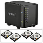 Synology DS411 NTWK STRG(BK)W/4TB SATA 7200 RPM