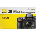 Nikon 2-Year Extended Service Coverage (ESC) for Nikon D600 Digital Camera