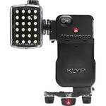 Manfrotto KLYP Case for iPhone 4/4S + ML240 LED Light + POCKET Tripod