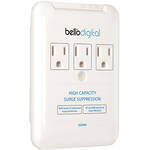 Bell'O 3 Outlet Appliance Surge Protector (White)