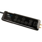 Bell'O 8 Outlet Audio/Video Surge Protector (Gloss Black)