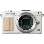 Olympus E-PM2 Mirrorless Micro Four Thirds Digital Camera Body (White)