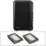 Synology 6TB (2x 3TB) DiskStation DS213+ All-in-One 2-Bay NAS Server