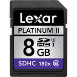 Lexar 8GB SDHC Memory Card Platinum II Class 6 UHS-I