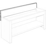 Arkay Deluxe 10" High Backsplash for 60" Long Economy Sink