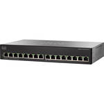 Cisco SG100-16 16-Port Gigabit Unmanaged Small Business Switch