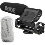 Rode Rode Camera Mounted VideoMic + Auray Fuzzy Windbuster Bundle
